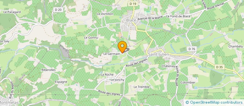 localisation de l'entreprise JONIC  SAINT-JULIEN