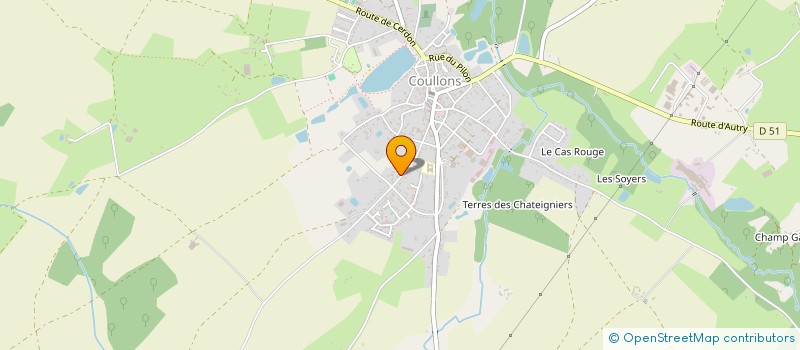 localisation de l'entreprise JONIES à COULLONS