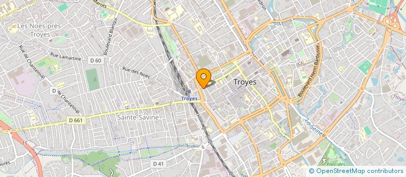 localisation de l'entreprise JONLUX à TROYES