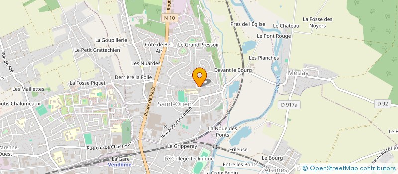 localisation de l'entreprise JONNARD  SAINT-OUEN