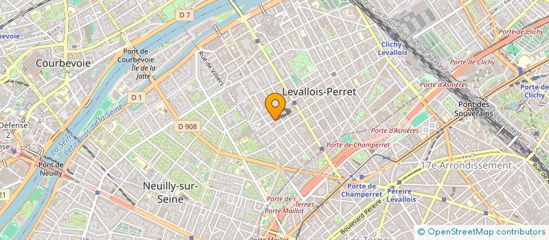localisation de l'entreprise JONO à LEVALLOIS-PERRET