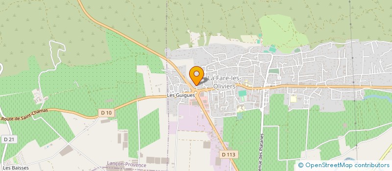 localisation de l'entreprise JONO  LA FARE-LES-OLIVIERS