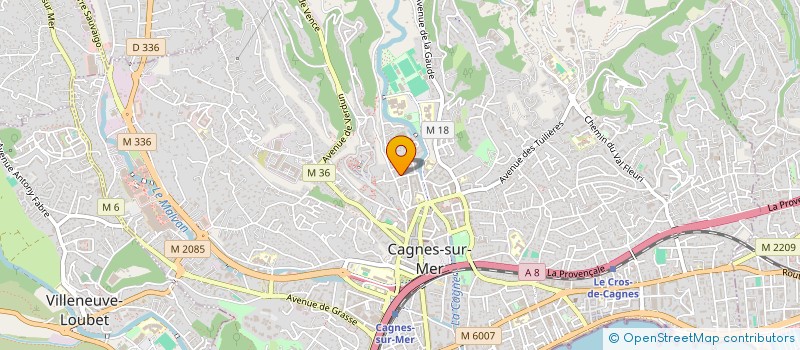 localisation de l'entreprise JONOLO1 à CAGNES-SUR-MER