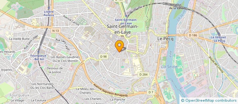 localisation de l'entreprise JONOT IMMO  SAINT-GERMAIN-EN-LAYE