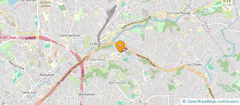 localisation de l'entreprise JONQUILLE  MARSEILLE