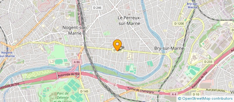 localisation de l'entreprise JONQUILLE  LE PERREUX-SUR-MARNE