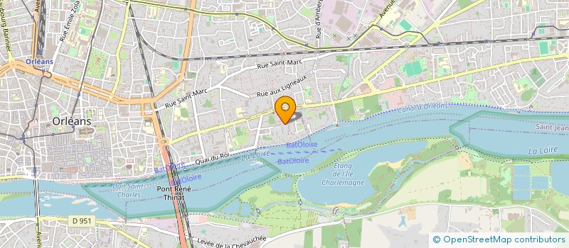 localisation de l'entreprise JONQUILLE à ORLEANS