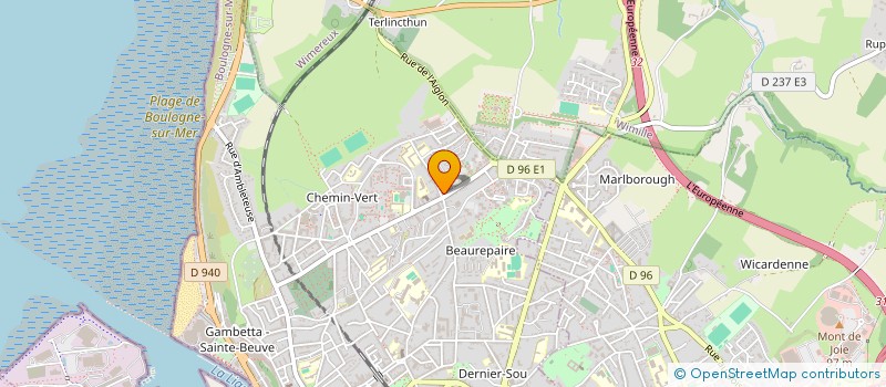 localisation de l'entreprise JONQUOIS  BOULOGNE-SUR-MER