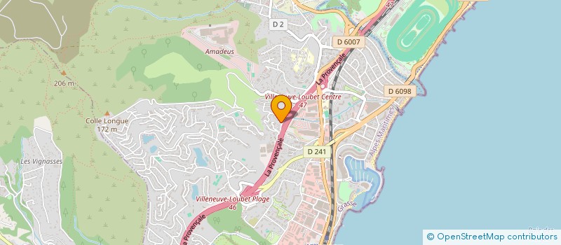 localisation de l'entreprise JONSANDOR  VILLENEUVE-LOUBET