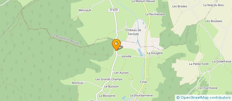 localisation de l'entreprise JONVILLE à BRETONCELLES
