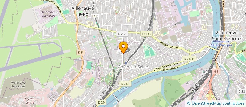 localisation de l'entreprise JONVIRO  ABLON-SUR-SEINE