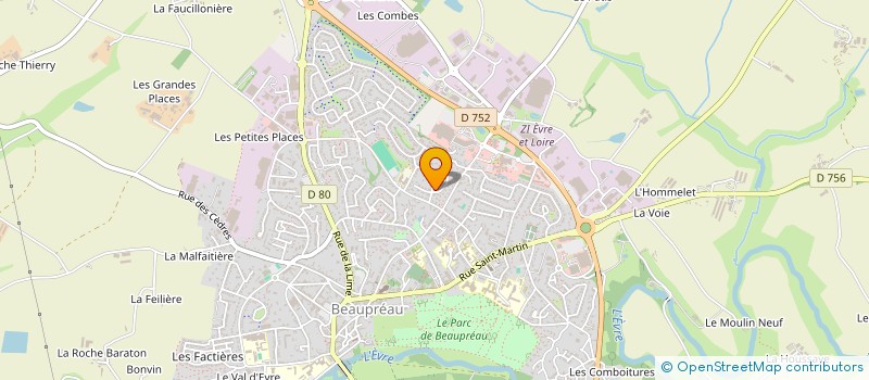 localisation de l'entreprise JONYLACA  BEAUPREAU-EN-MAUGES