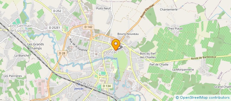 localisation de l'entreprise JONZAC CYCLO  JONZAC