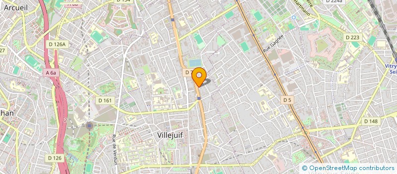 localisation de l'entreprise JOO EUN  VILLEJUIF