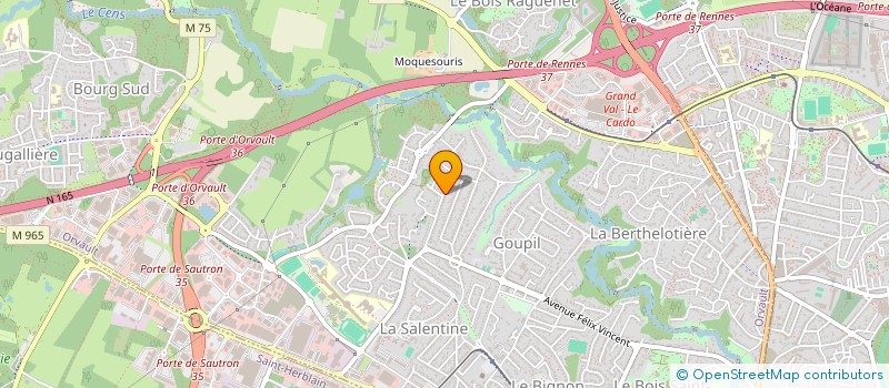 localisation de l'entreprise JOO INVEST à ORVAULT