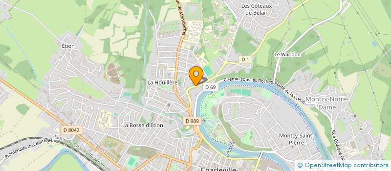 localisation de l'entreprise JOOB à CHARLEVILLE-MEZIERES