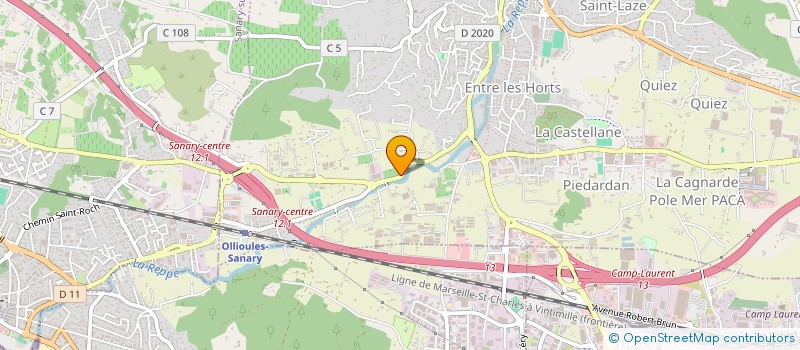 localisation de l'entreprise JOOS BATI RENOV à OLLIOULES