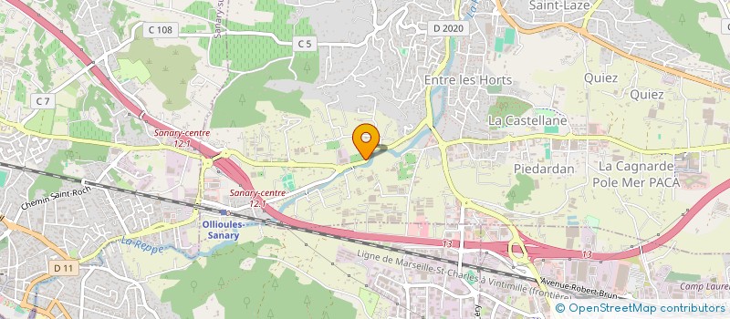 localisation de l'entreprise JOOS BENNE & LOCATION  OLLIOULES