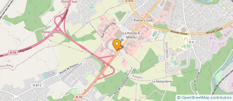 localisation de l'entreprise JOP HOLDING  POITIERS