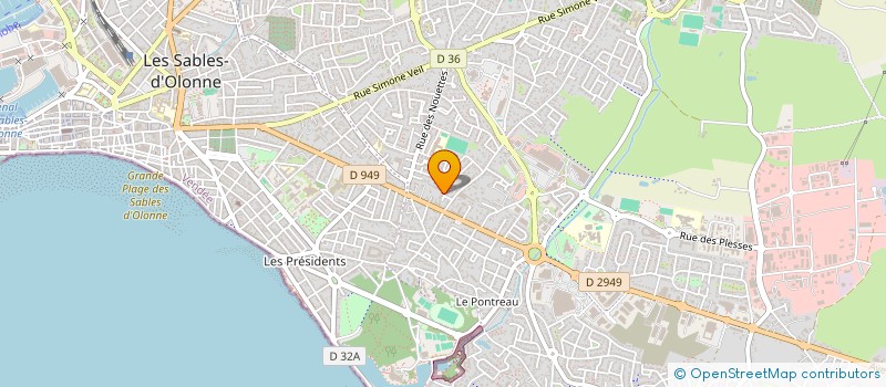 localisation de l'entreprise JOPA 85 à LES SABLES-D'OLONNE