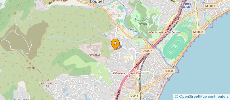 localisation de l'entreprise JOPAT à VILLENEUVE-LOUBET