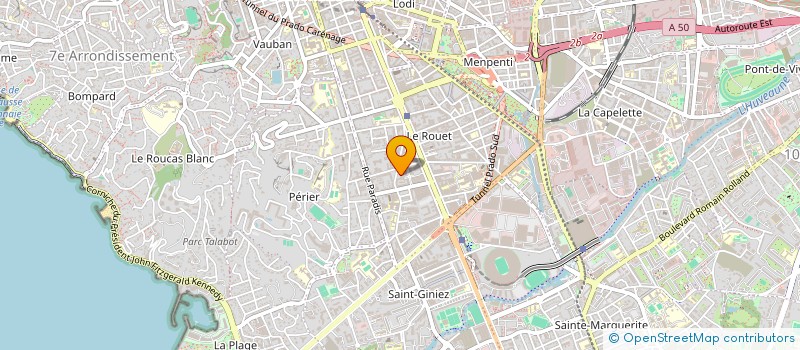 localisation de l'entreprise JOPHILOU à MARSEILLE