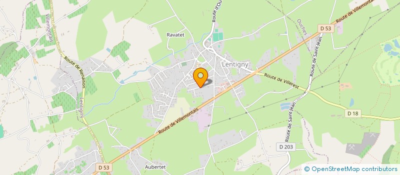 localisation de l'entreprise JOPIMAREST  LENTIGNY