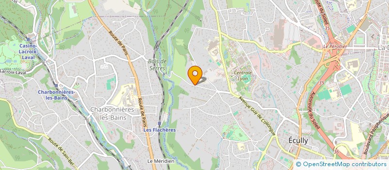 localisation de l'entreprise JOPLES  ECULLY