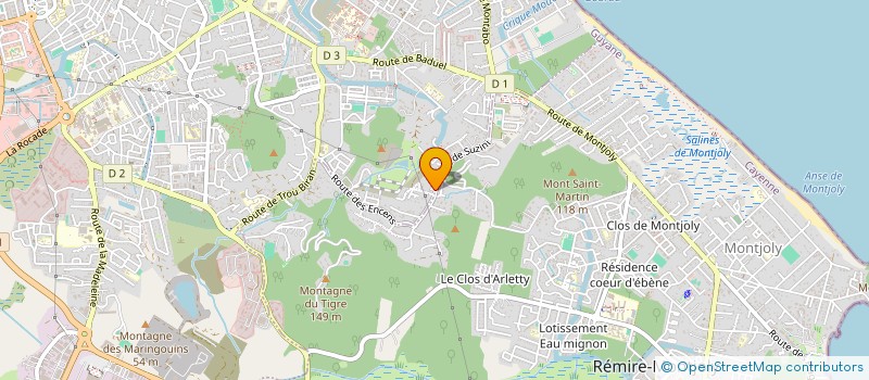 localisation de l'entreprise JOPOLO GUYANE  CAYENNE