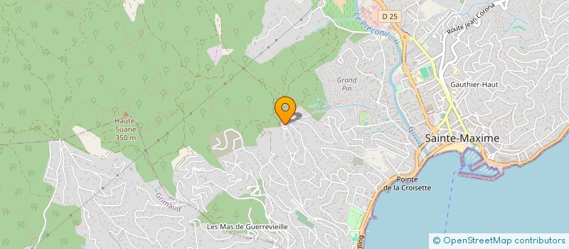 localisation de l'entreprise JOPOLY SARL à SAINTE-MAXIME