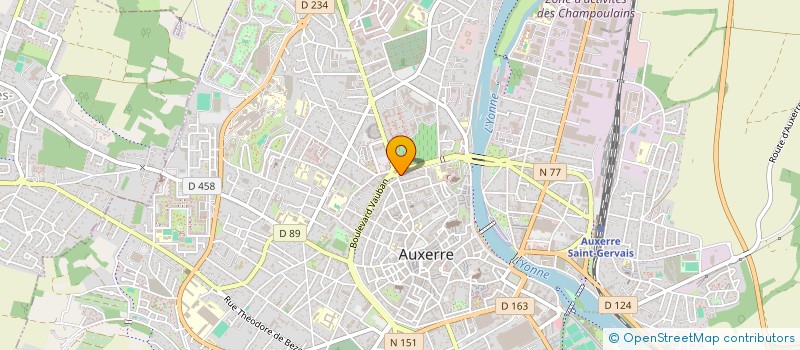 localisation de l'entreprise JOPS à AUXERRE
