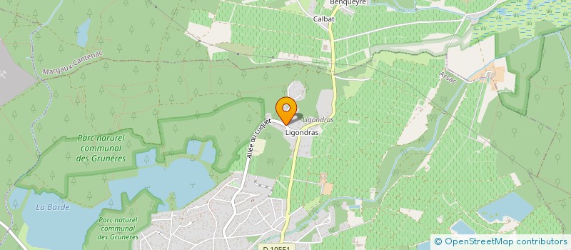 localisation de l'entreprise JOPS BORDEAUX I  ARSAC