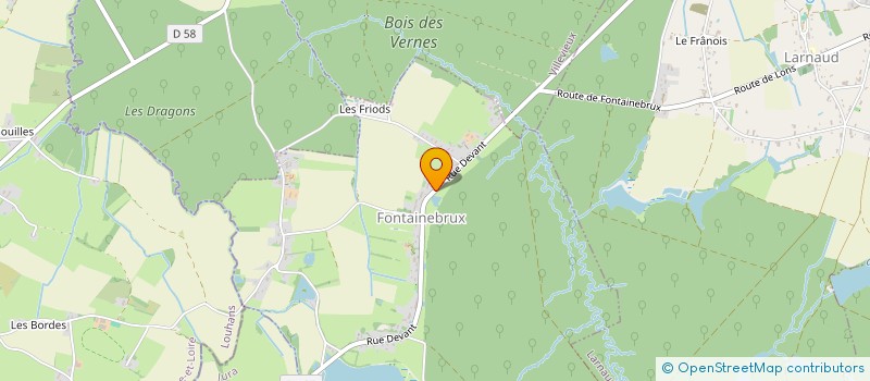 localisation de l'entreprise JOQUEN  FONTAINEBRUX