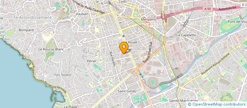 localisation de l'entreprise JOQUERS à MARSEILLE 8