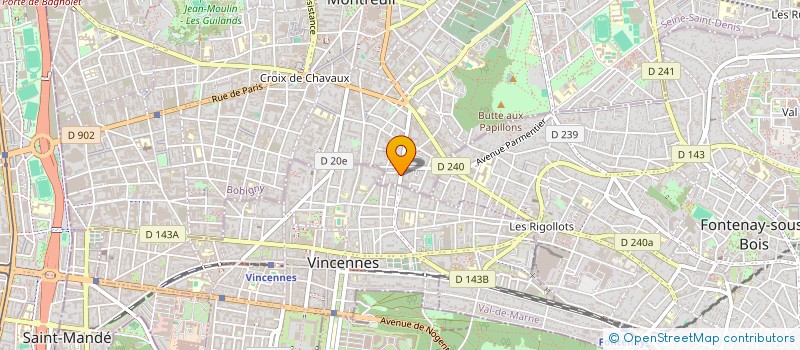 localisation de l'entreprise JOR à MONTREUIL