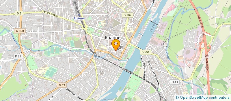 localisation de l'entreprise JOR'YAN STYLE  ROANNE