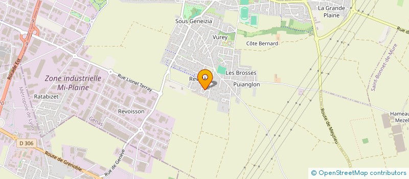 localisation de l'entreprise JORA  GENAS