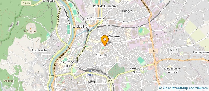 localisation de l'entreprise JORAAM  ALES