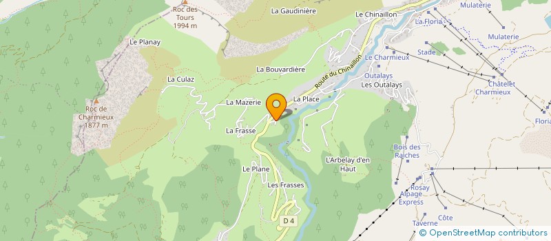 localisation de l'entreprise JORABAN à LE GRAND BORNAND