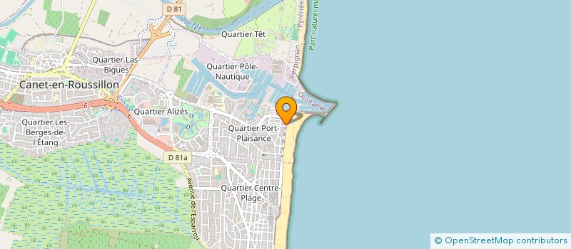 localisation de l'entreprise JORAC  CANET-EN-ROUSSILLON