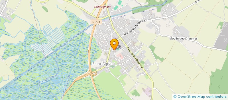 localisation de l'entreprise JORACE à SAINT-AGNANT