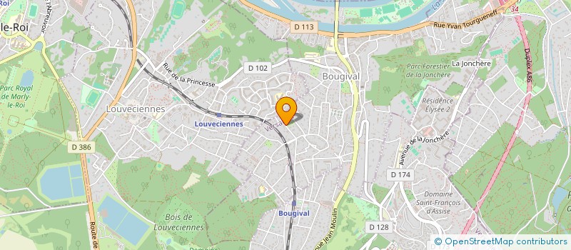 localisation de l'entreprise JORACIMMO  BOUGIVAL