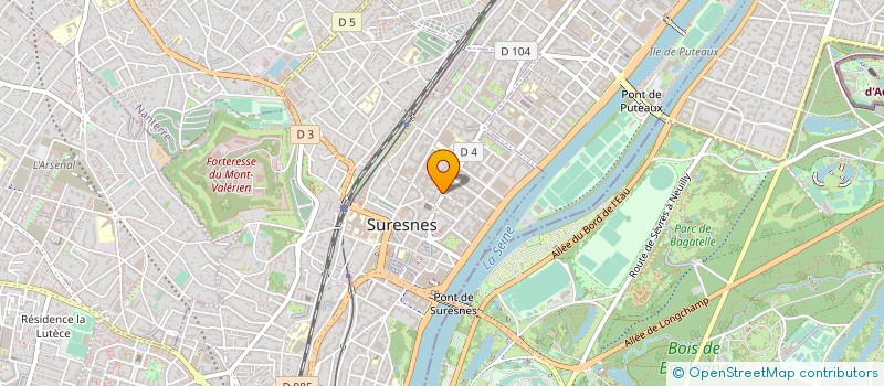 localisation de l'entreprise JORAMA CENTURY à SURESNES