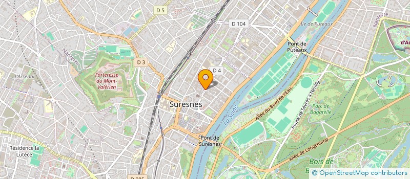 localisation de l'entreprise JORAMA ESTATE à SURESNES