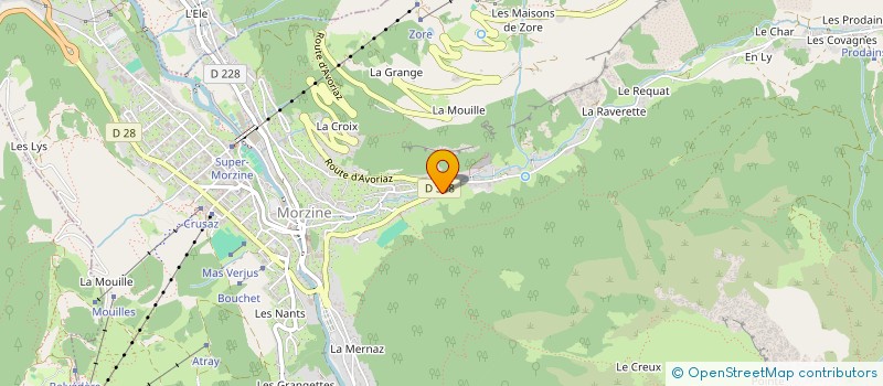 localisation de l'entreprise JORAN à MORZINE