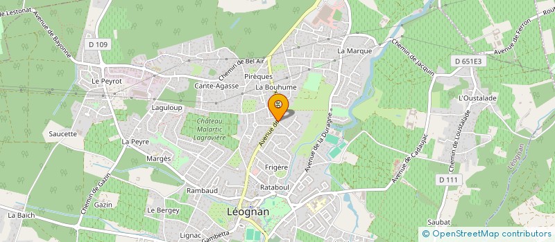 localisation de l'entreprise JORANJHO  LEOGNAN