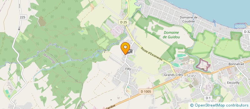 localisation de l'entreprise JORAT BERNARD ET ANDRE  DOUVAINE