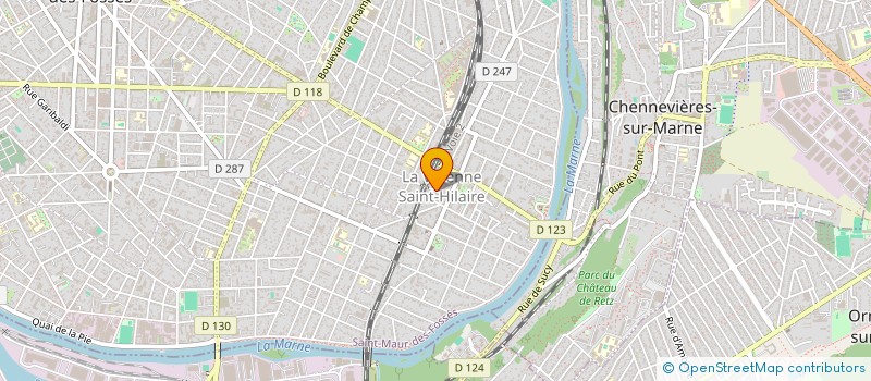 localisation de l'entreprise JORAY à SAINT-MAUR-DES-FOSSES