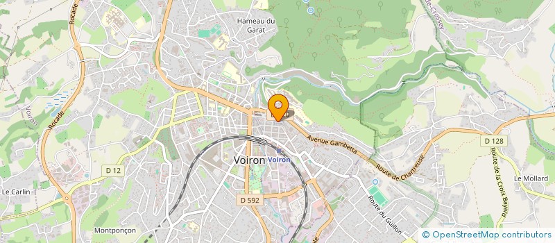 localisation de l'entreprise JORCEL à VOIRON