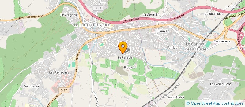 localisation de l'entreprise JORCYNI  LE LUC